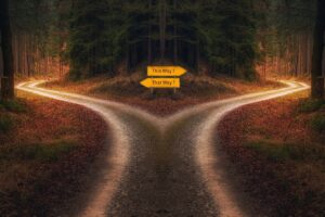 new year, decision, path, signpost, crossing, chance, choice, direction, selection, challenge, solution, alternative, future, strategy, decide, opportunity